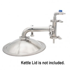 Brew Kettle Lid Steam Condenser-Weldless 1.5"Tri Clamp